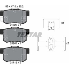 Bremsbelagsatz Suzuki T. Sx4 06-/Sedici | 2172001