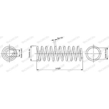 Fahrwerksfeder HA | AUDI A6,VW Passat Syncro/4Motion 97-00 | SP3244