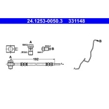 Bremsschlauch | 24.1253-0050.3