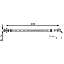 Bremsschlauch | NISSAN | 1987481698