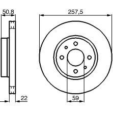 Bremsscheibe VA | ALFA,FIAT,LANCIA | 0 986 478 512