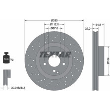 Bremsscheibe Db P. W211/R230 02-12 | 92120207