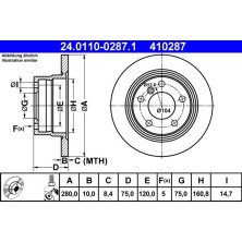 Bremsscheibe | 24.0110-0287.1