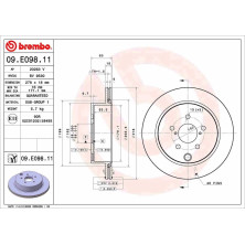 Bremsscheibe HA | SUBARU Forester 12 | 09.E098.11