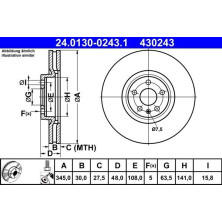 Bremsscheibe | 24.0130-0243.1