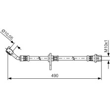 Bremsschlauch | HONDA Accord | 1987481521