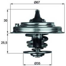 Thermostateinsatz mit Dichtung | AUDI A6/A8 94-05 | TX 34 82D