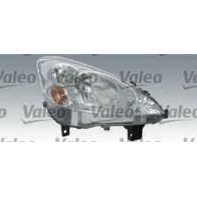 Scheinwerfer L H4 +LWR +MOT CHROM VALEO PQ | PEUGEOT PARTNER 4,08-3,12 | 43774