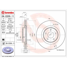 Bremsscheibe VA | NISSAN Pathfinder 12 | 09.E235.11