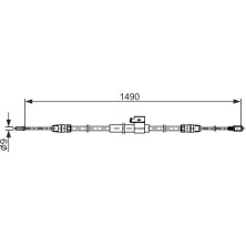 Handbremsseil | FORD Transit V363 13 | 1987482832