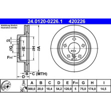 Bremsscheibe | 24.0120-0226.1