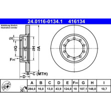 Bremsscheibe | 24.0116-0134.1