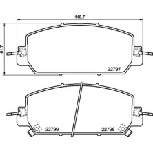 BREMBO Bremsklötze VA | HONDA | P 28 098