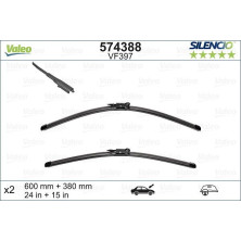 VM397 VALEO Silencio X.TRM Wischer | Nissan QASHQAI | 574388