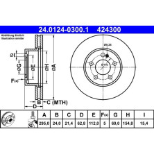 Bremsscheibe | 24.0124-0300.1