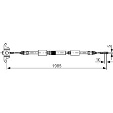 Handbremsseil | VOLVO XC90 02-15 | 1987482128