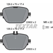 Bremsbelagsatz Db T. W213/X253 3.0-4.0 16 | 2260201