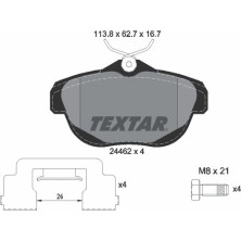 Bremsbelagsatz Citroen T. C6 | 2446201