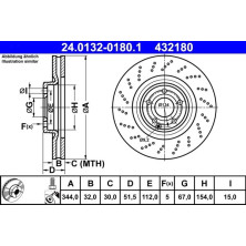 Bremsscheibe | 24.0132-0180.1