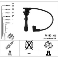 RC-HD1302 NGK | Zündkabelsatz | HYUNDAI i10, KIA Rio 11 | 44327