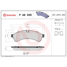 BREMBO Bremsklötze HA | IVECO Daily 14 | P A6 030