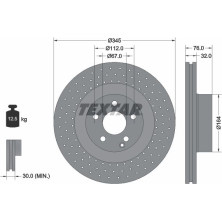 Bremsscheibe Db P. W220 5.0-6.3 98-06 | 92108800