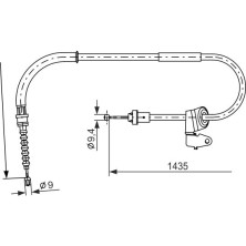 Handbremsseil re | MINI | 1987482230