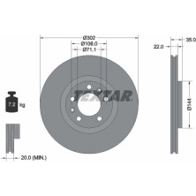 Bremsscheibe Citroen T. C6 05 | 92197103