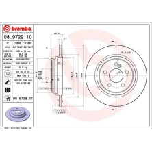 15 482 028 Bremsscheibe HA | MERCEDES W220 99 | 08.9729.11