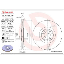 71 481 037 Bremsscheibe VA | PEUGEOT RCZ 10 | 09.A829.11