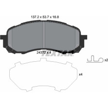 Bremsbelagsatz Subaru P. Impreza 02- 1,5/1,6 | 2437201