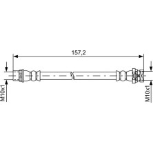 Bremsschlauch | RENAULT Megane | 1987481624