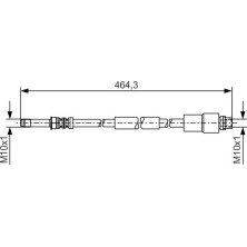 Bremsschlauch | VW | 1987481541