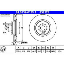 Bremsscheibe | 24.0132-0129.1