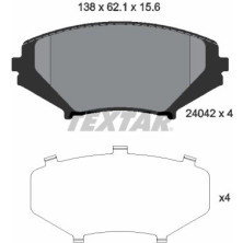 Bremsbelagsatz Mazda P. Rx8 03 | 2404201