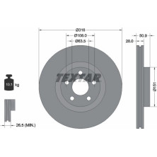 Bremsscheibe | 92317203