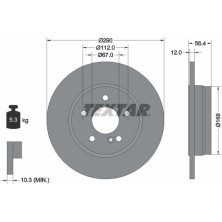 Bremsscheibe Db T. W210 Kombi | 92091103