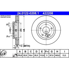 Bremsscheibe | 24.0122-0208.1