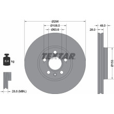 Bremsscheibe Volvo P. V90/S90 2.0 16 | 92287505