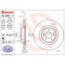 Bremsscheibe VA | GENESIS G70 17 | 09.D994.11