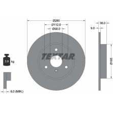 Bremsscheibe Smart P. Fortwo | 92097603