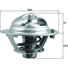 Thermostateinsatz mit Dichtung | HYUNDAI i10/i20/i30 02 | TX 166 85D