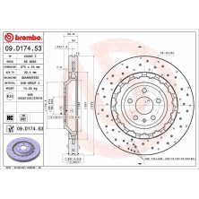 Bremsscheibe VA | AUDI A3 12 | 09.D174.53