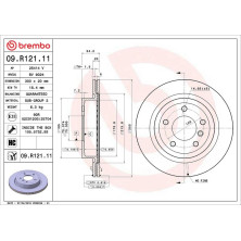 11 482 069 Bremsscheibe HA | BMW Z4 09 | 09.R121.11