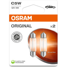 Osram | C5W 12V 5W SV8,5-8 Soffitte 2st. Blister | 6418-2BL