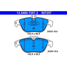 Bremsbelagsatz Db T. W204/S204/X204/A207/C207 07 | 13.0460-7257.2