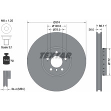 Bremsscheibe Bmw S. 5/7 08- Pr | 92266325