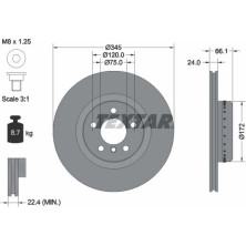 Bremsscheibe Bmw T. 1/2/3/4 10 | 92265125