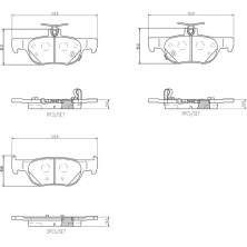 BREMBO Bremsklötze HA | MAZDA 3, CX-30, MX-30 18 | P 49 064