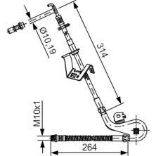 Bremsschlauch | PEUGEOT,CITROEN | 1987481427